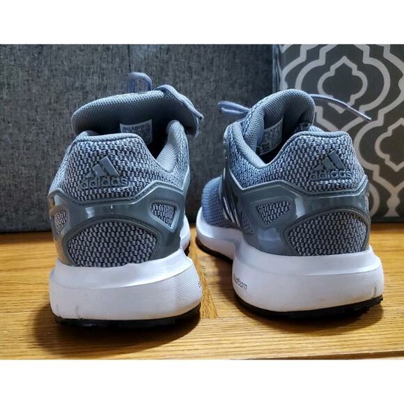 Adidas Cloudfoam Gray Sneakers Running Shoes – Breathable Mesh, - Picture 3 of 9